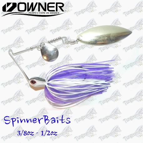 Spinnerbaits Violeta/White